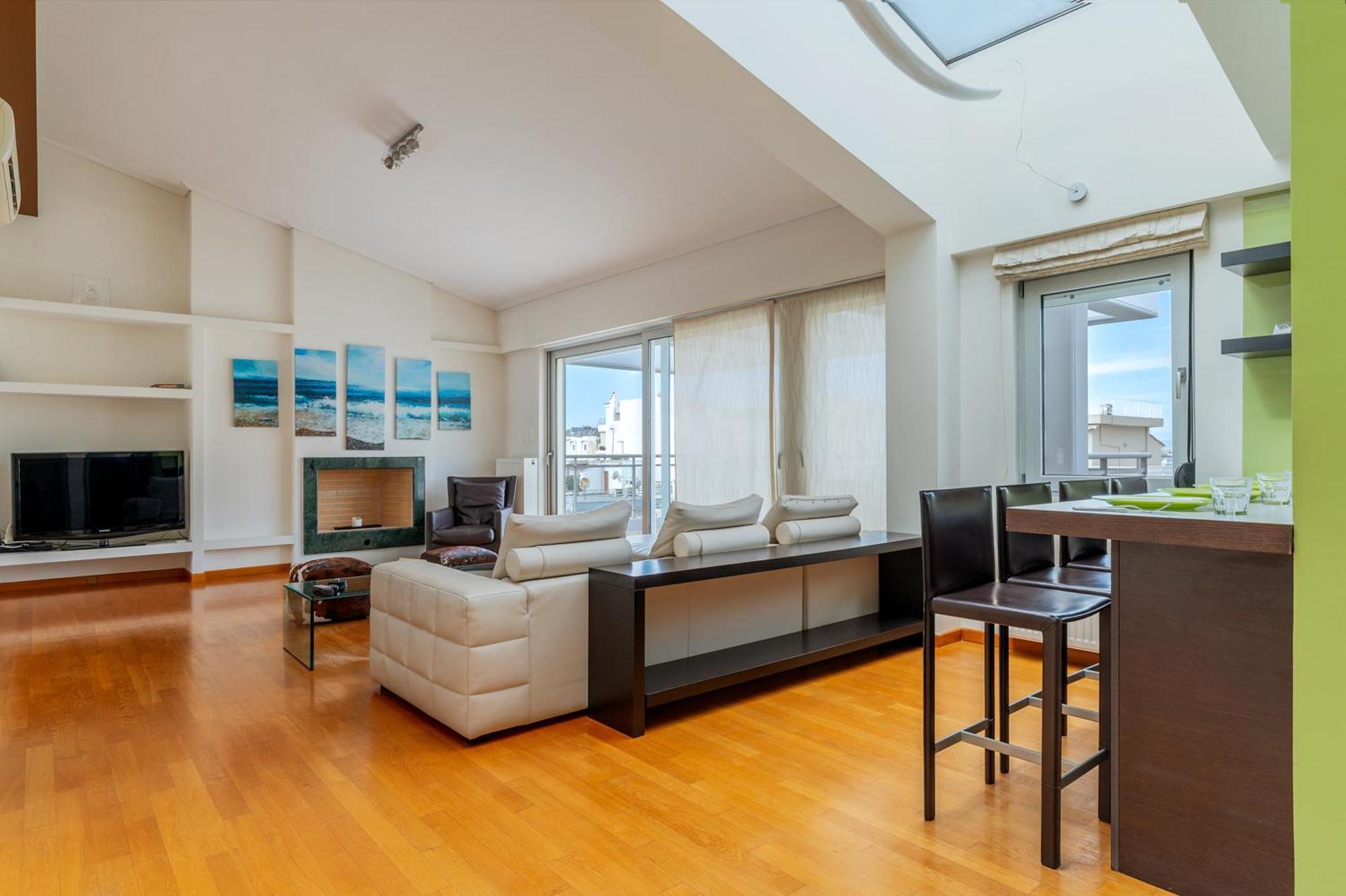Elvita Athens Sea View Maisonette Zewnętrze zdjęcie